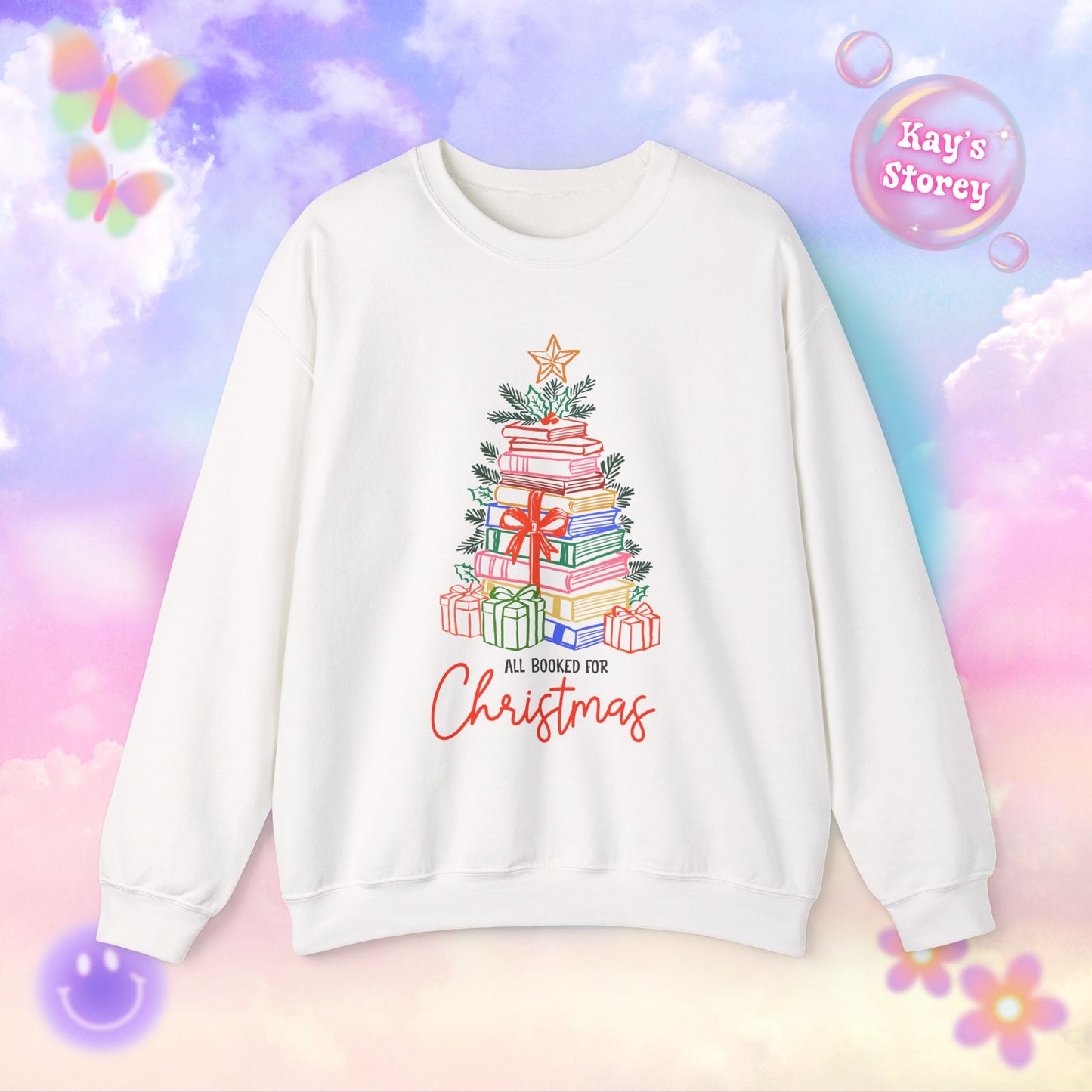 All Booked for Christmas Sweatshirt