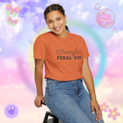 Wranglin' Feral Kids Comfort Colors T-Shirt