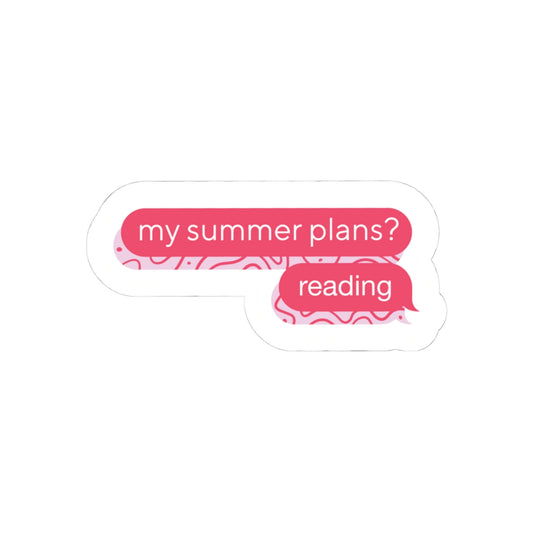 Summer Plans Sticker