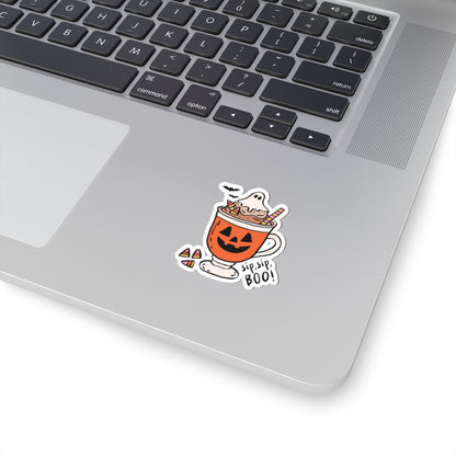 Sip, Sip, Boo! Sticker, Fall Planner Stickers, Book Lover Gifts, Autumn Sticker, Cozy Accessories, Seasonal Sticker