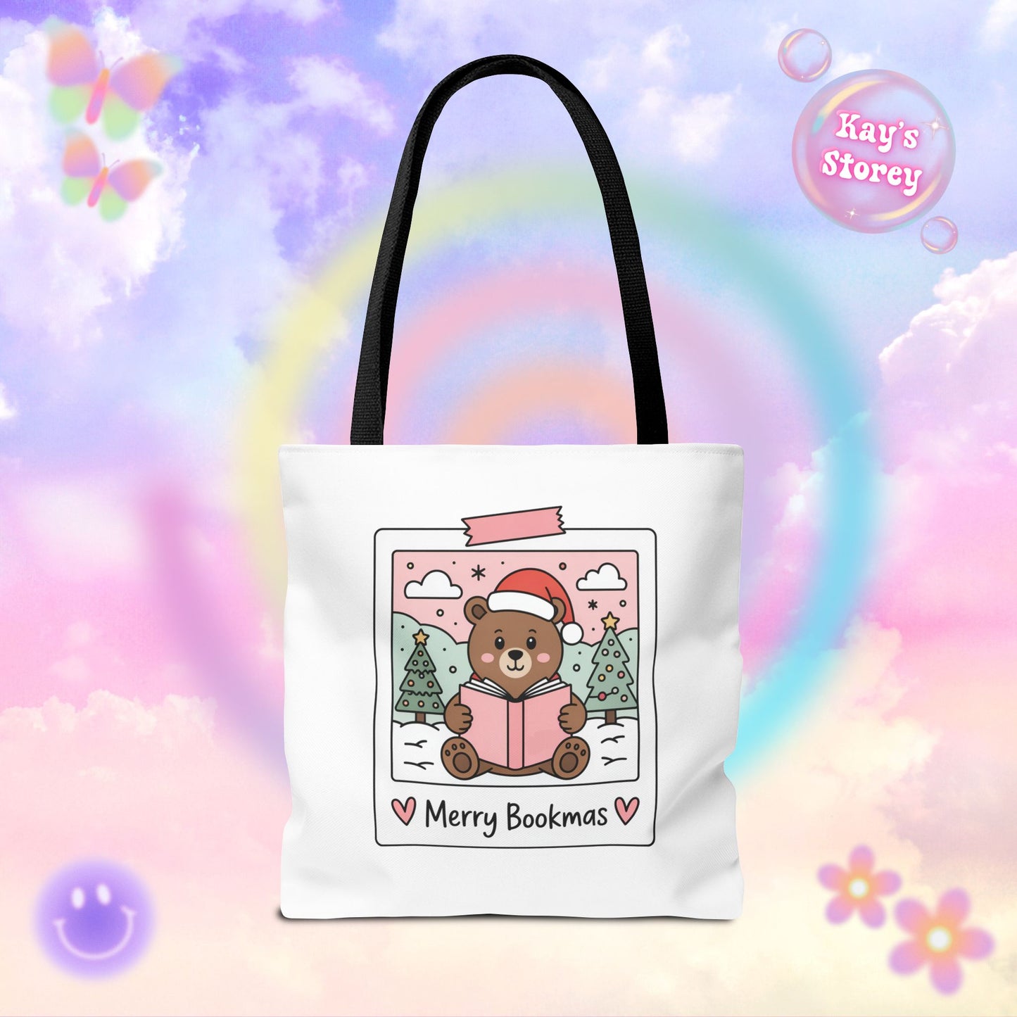 Merry Bookmas Tote Bag