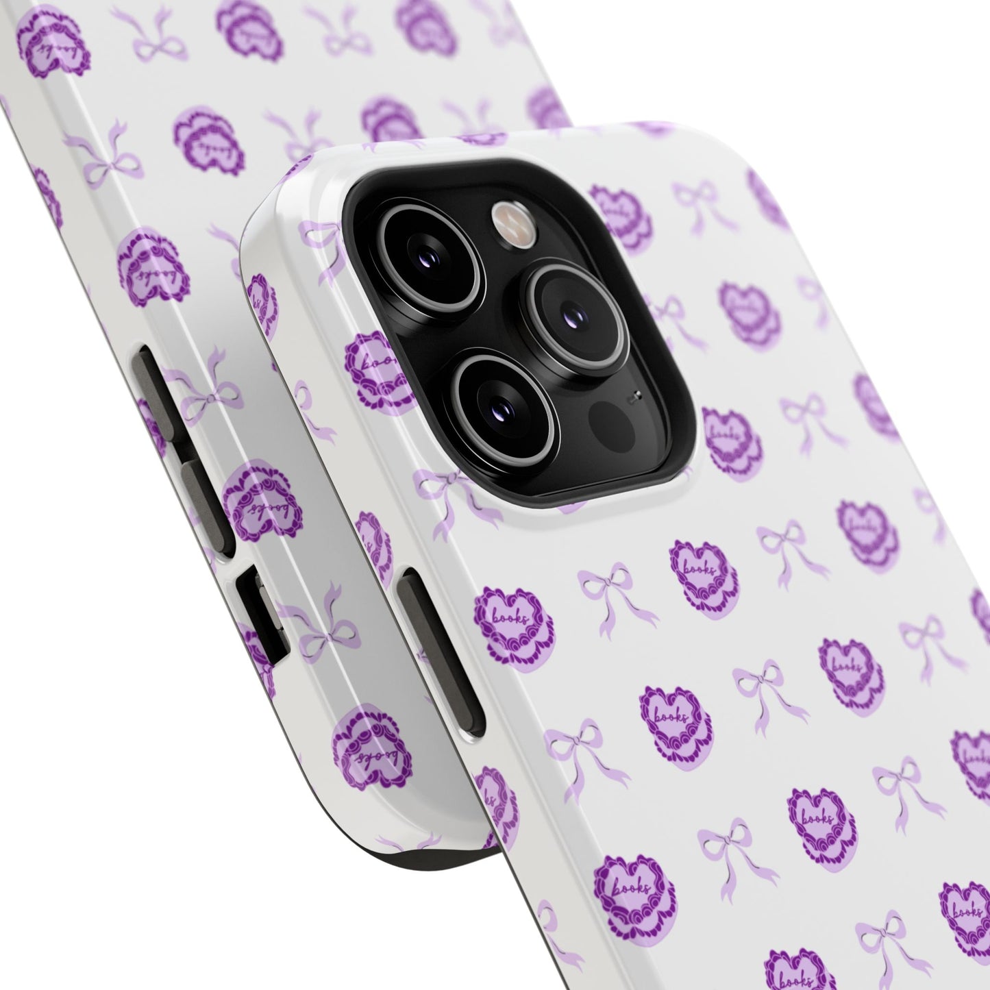 Coquette Book Heart Cake Phone Case - Bookish Gift for Avid Readers