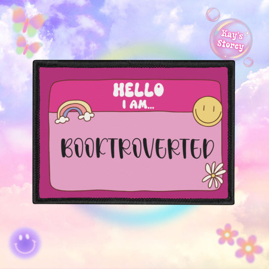 Booktroverted Iron-On Patch