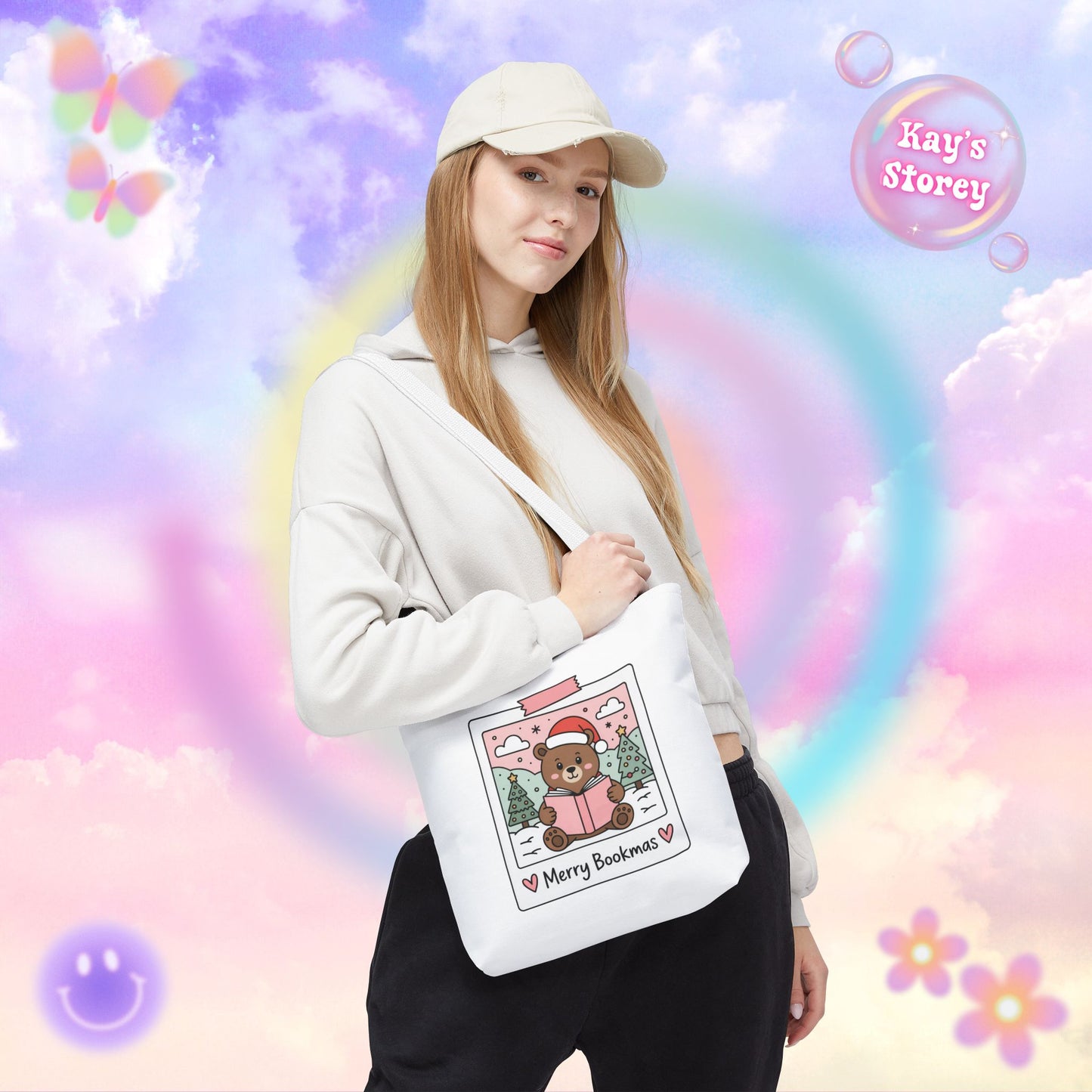 Merry Bookmas Tote Bag