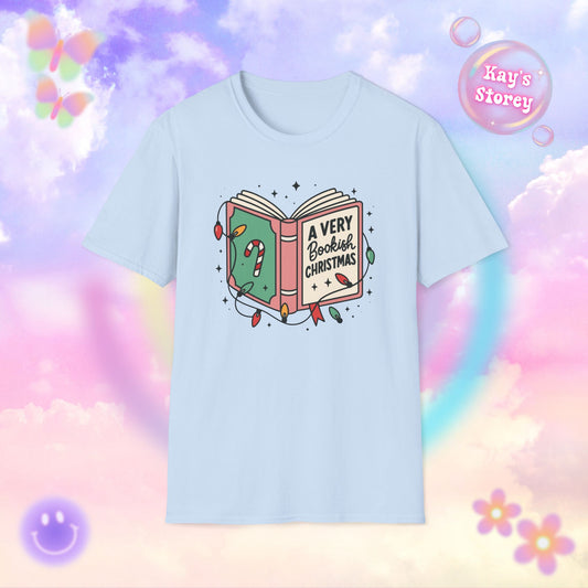 A Very Bookish Christmas Bookish Holiday T-Shirt - Book Lover Christmas Shirt