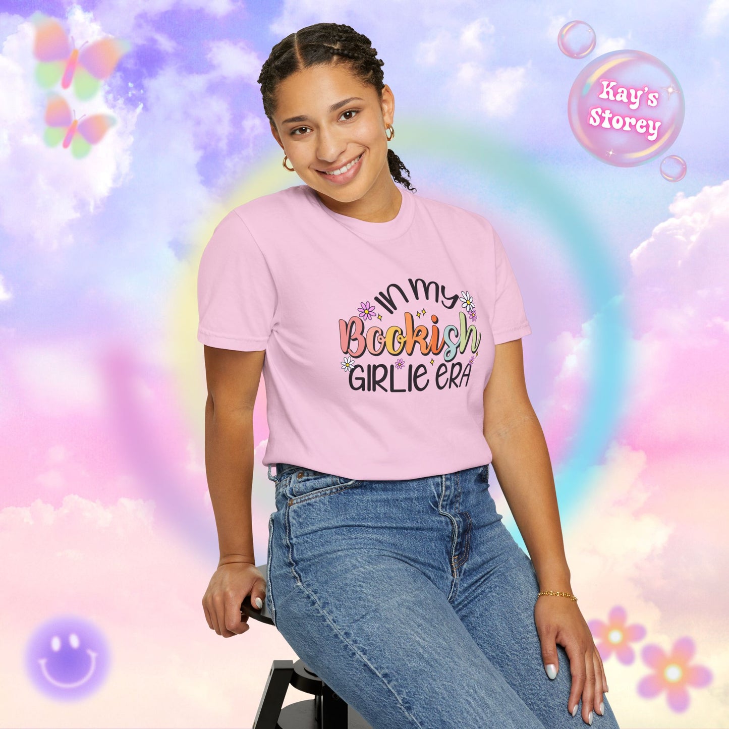 Bookish Girlie Era Comfort Colors T-Shirt