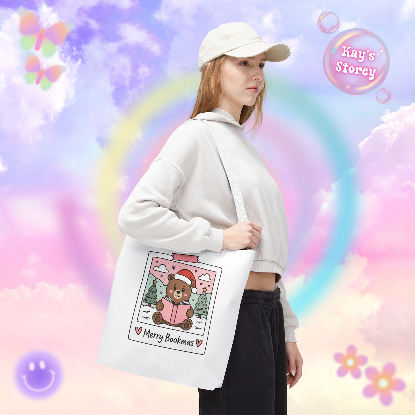 Merry Bookmas Tote Bag