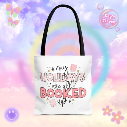 Holidays All Booked Up Tote Bag