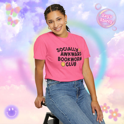 Socially Awkward Bookworm Club Comfort Colors T-Shirt