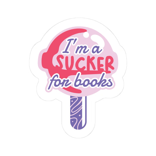 Sucker for Books Sticker
