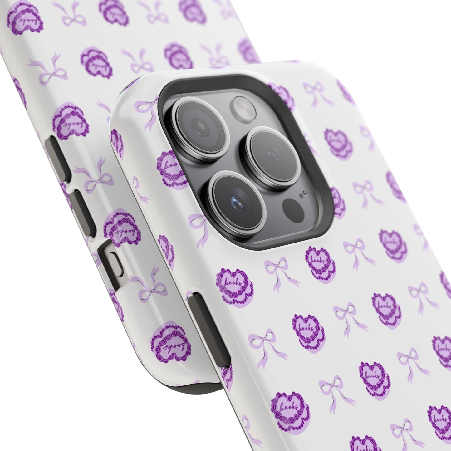 Coquette Book Heart Cake Phone Case - Bookish Gift for Avid Readers