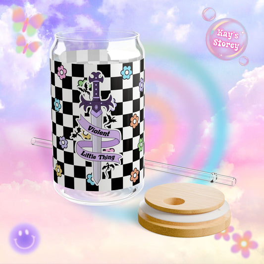 Violent Little Thing Sipper Glass, 16oz
