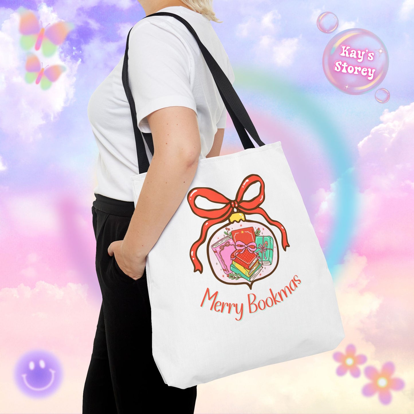 Merry Bookmas Tote Bag