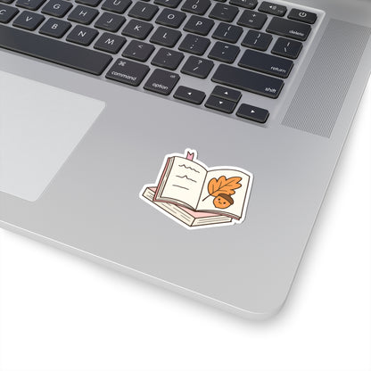 Autumn Book Stack Stickers, Fall Reading Planner Stickers, Book Lover Gifts, Bookworm Decals, Cozy Reading Accessories, Seasonal