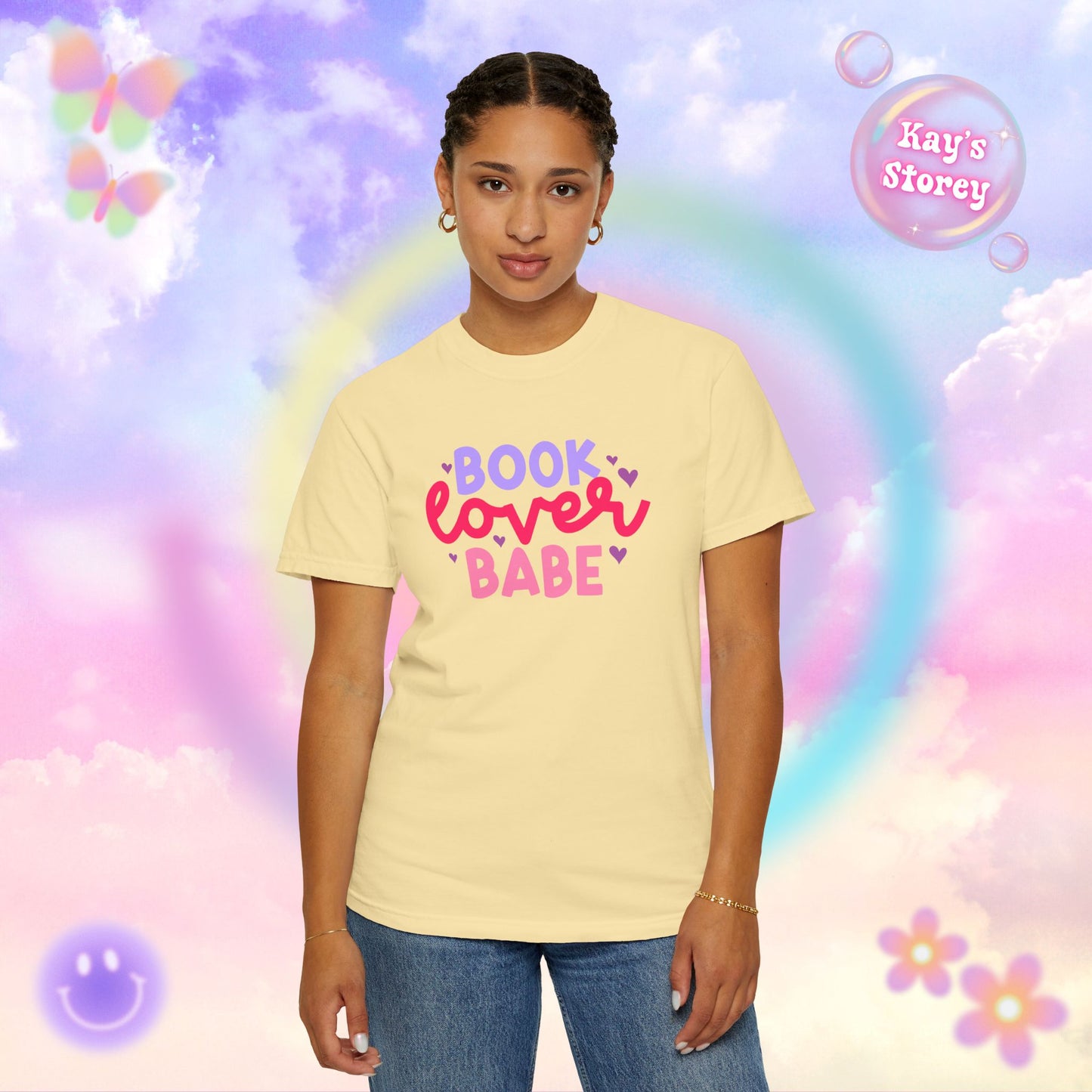Book Lover Babe Comfort Colors T-Shirt