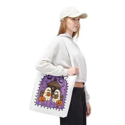 Spooky Season Ghostly Meeting Tote Bag