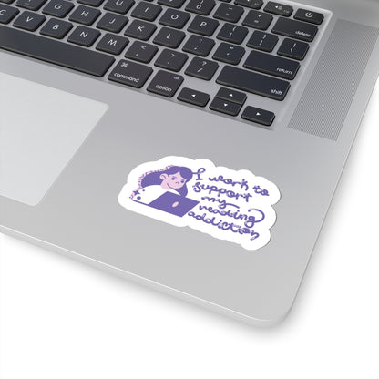 Book Addiction Sticker
