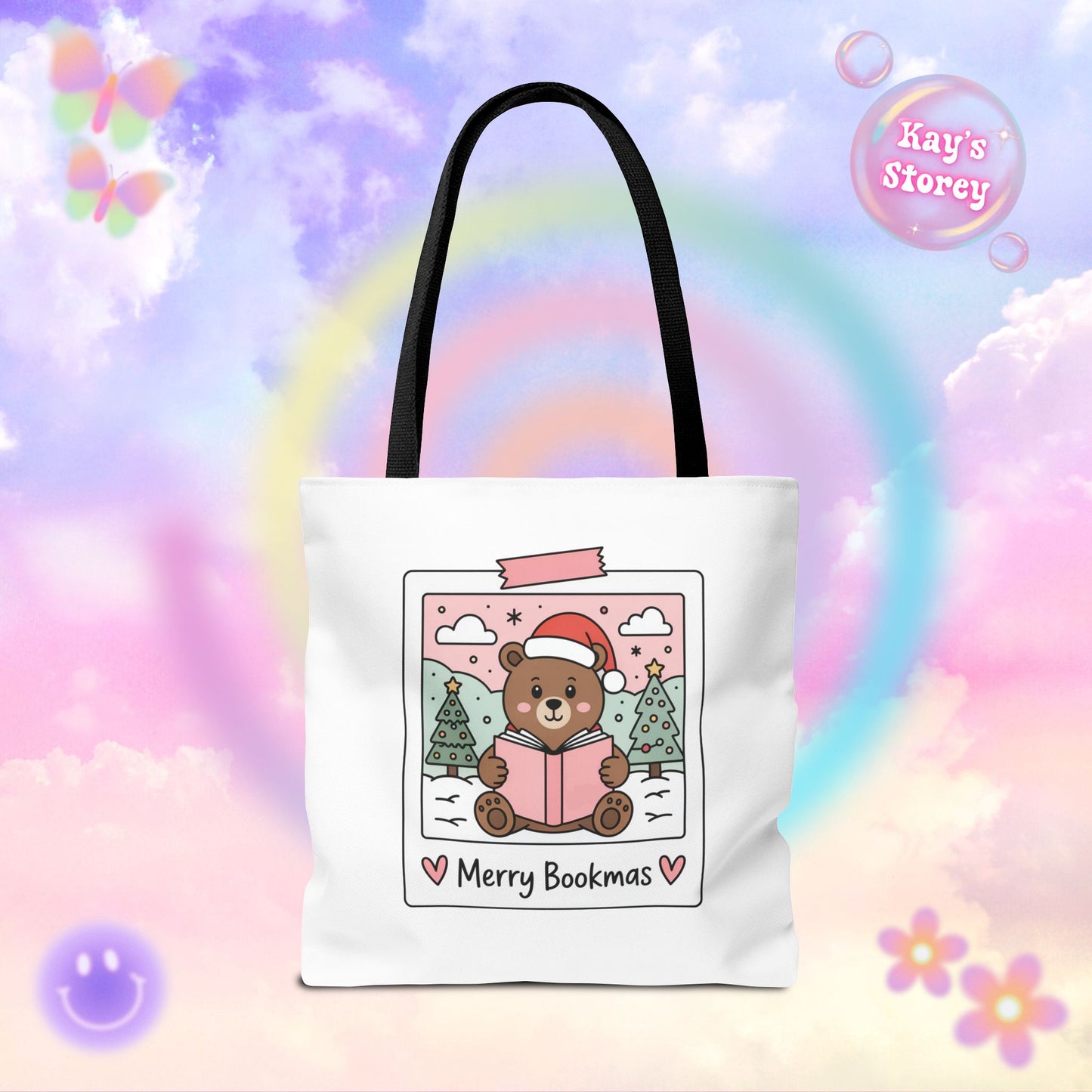 Merry Bookmas Tote Bag