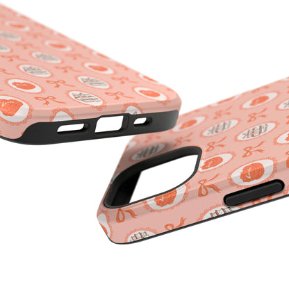 Coquette Book Heart Cake Phone Case - Bookish Gift for Avid Readers