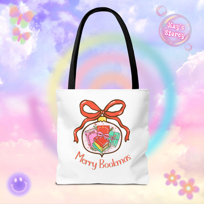 Merry Bookmas Tote Bag