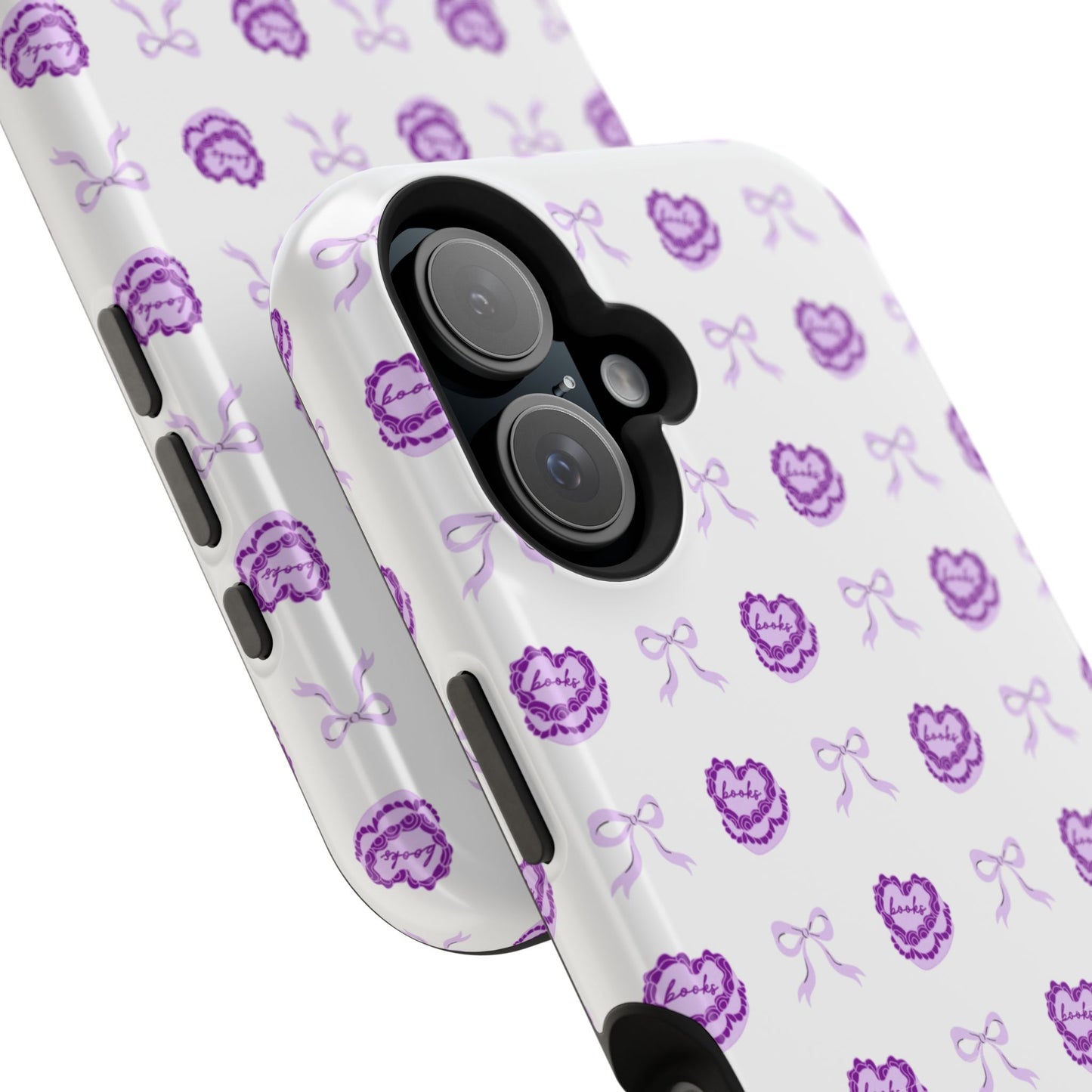 Coquette Book Heart Cake Phone Case - Bookish Gift for Avid Readers