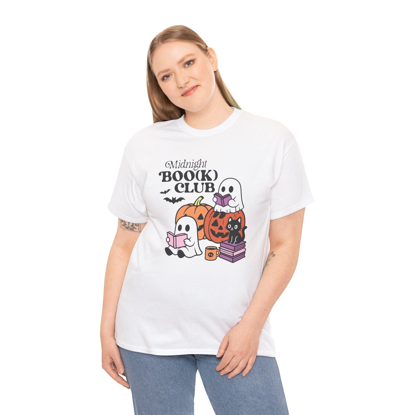 Halloween Midnight Boo(k) Club Tee - Bookish Gift