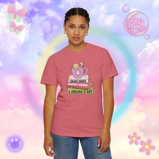 Reads Books... Comfort Colors T-Shirt