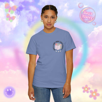 Just A Girl Who Loves Books Comfort Colors T-Shirt