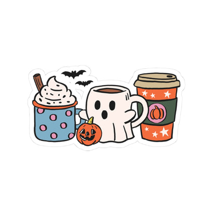 Cozy Drinks Sticker, Fall Planner Stickers, Book Lover Gifts, Autumn Sticker, Cozy Accessories, Seasonal Sticker