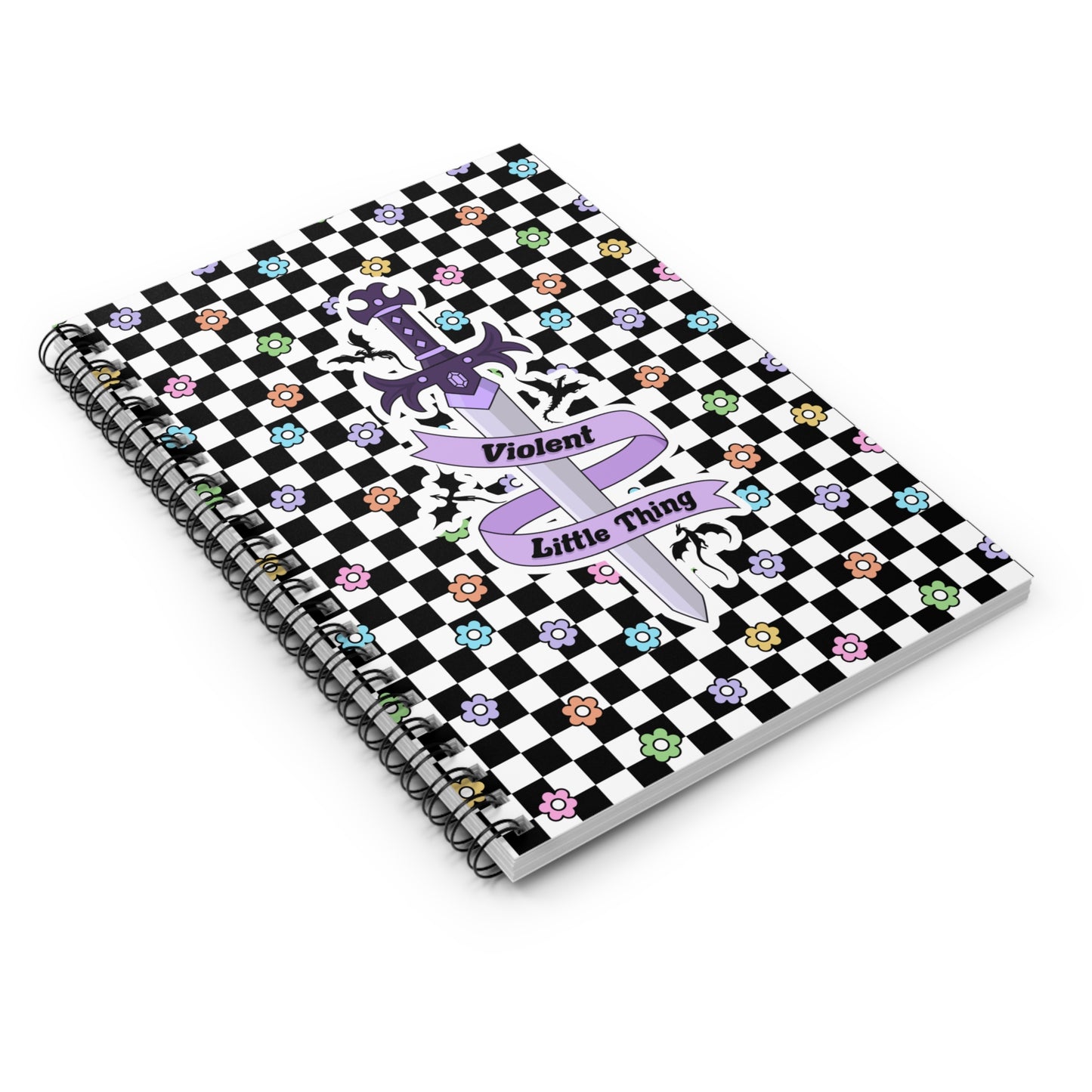 Violent Little Thing Spiral Notebook - Ruled Line