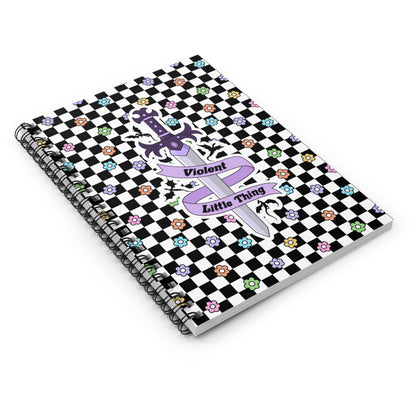 Violent Little Thing Spiral Notebook - Ruled Line
