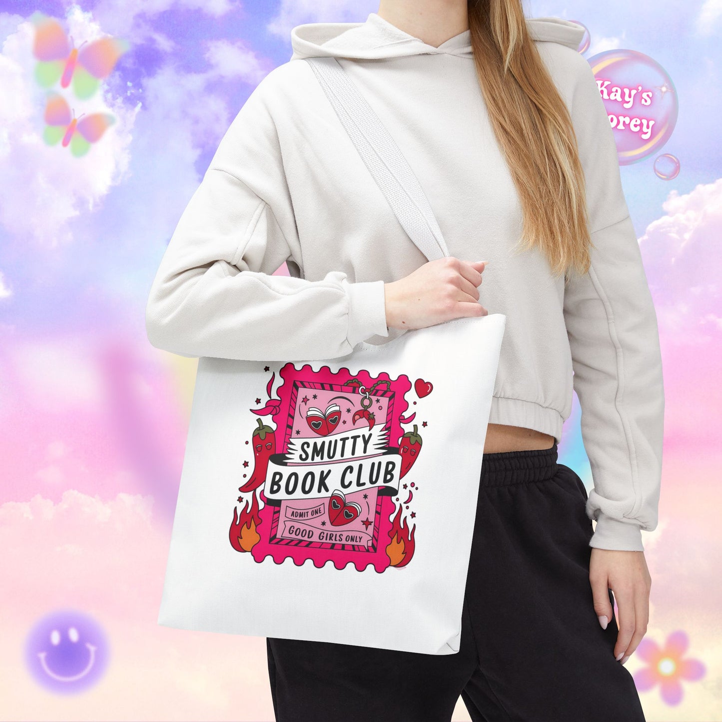 Smutty Book Club Tote Bag