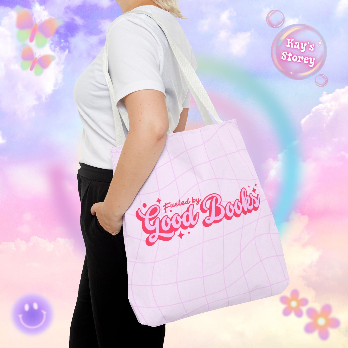 Fueled by Good Books Tote Bag
