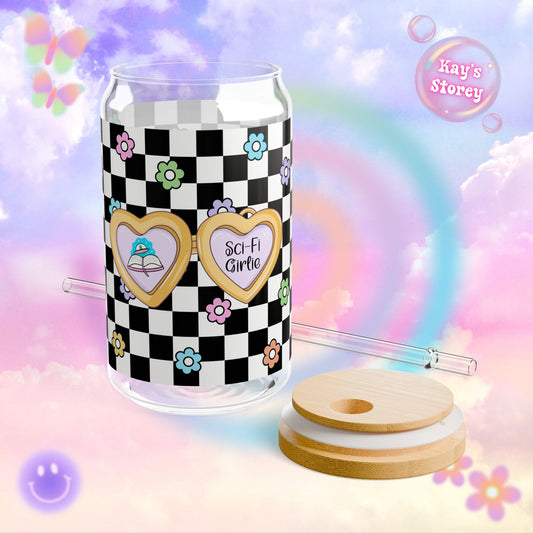 Sci-Fi Girlie Sipper Glass, 16oz