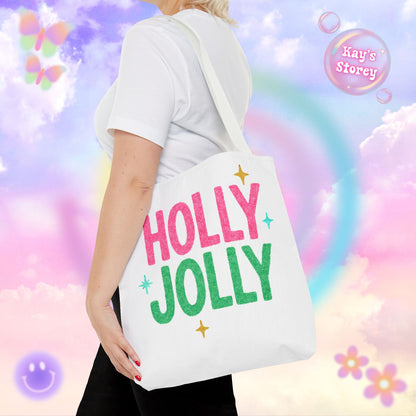 Holly Jolly Tote Bag