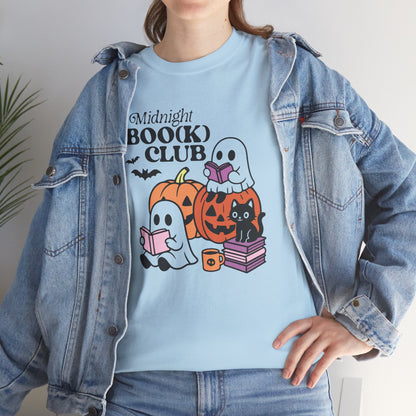 Halloween Midnight Boo(k) Club Tee - Bookish Gift
