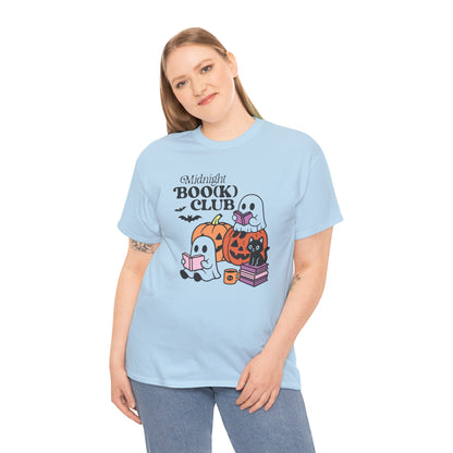 Halloween Midnight Boo(k) Club Tee - Bookish Gift