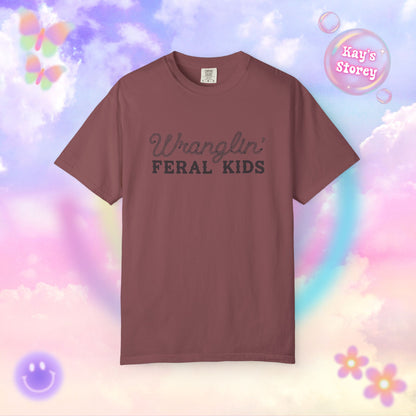 Wranglin' Feral Kids Comfort Colors T-Shirt