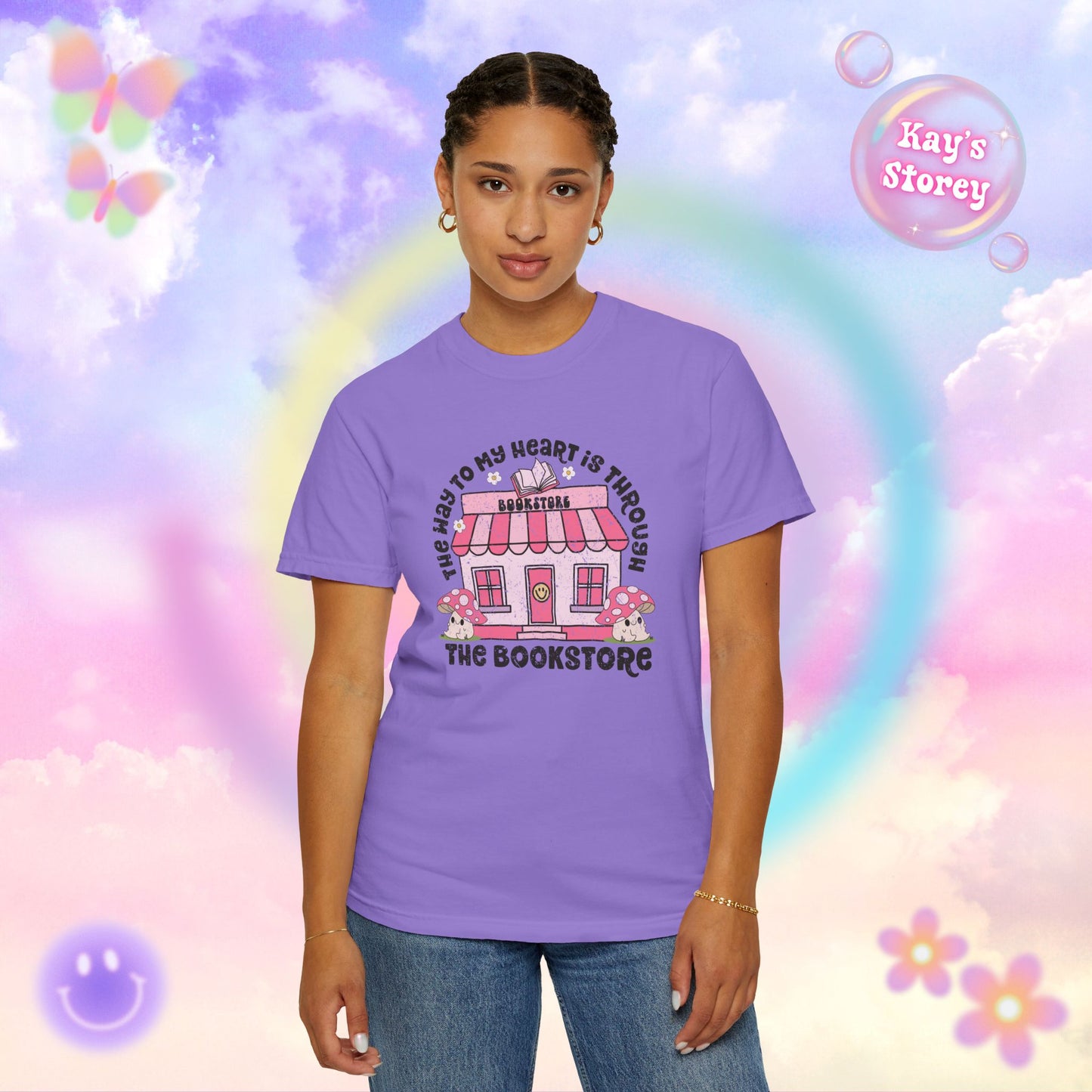 Through the Bookstore Comfort Colors T-Shirt