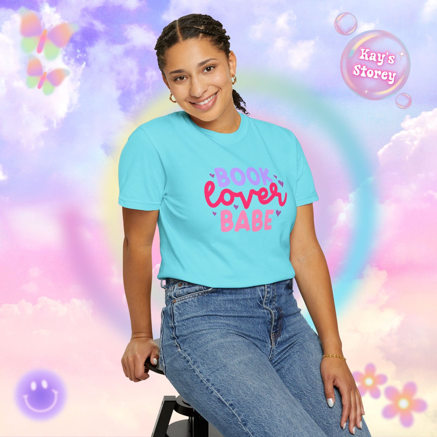 Book Lover Babe Comfort Colors T-Shirt