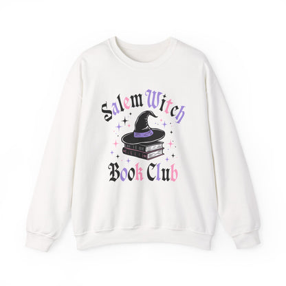 Salem Witch Book Club Sweatshirt, Long Sleeve Shirt for Spooky Season Bookish Gift,  Halloween Reading Apparel