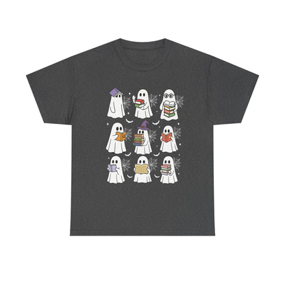 Bookish Ghosts Tee - Halloween Gift