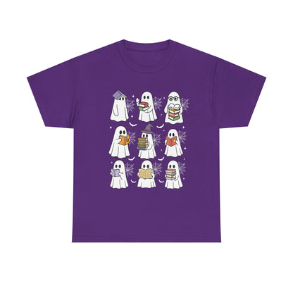 Bookish Ghosts Tee - Halloween Gift