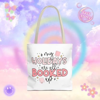 Holidays All Booked Up Tote Bag