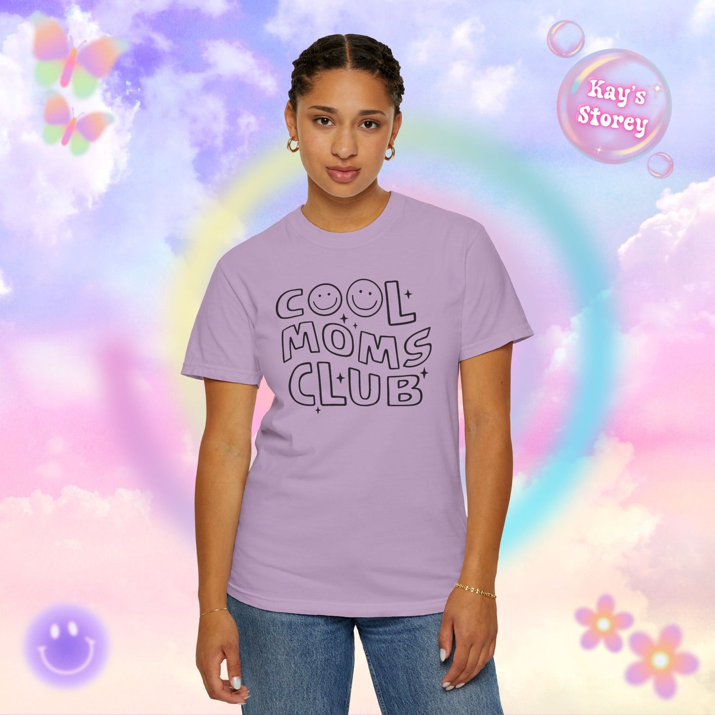 Cool Moms Club Comfort Colors T-Shirt