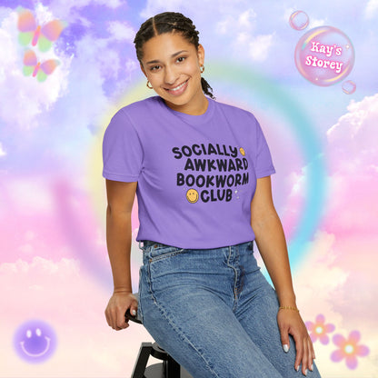 Socially Awkward Bookworm Club Comfort Colors T-Shirt