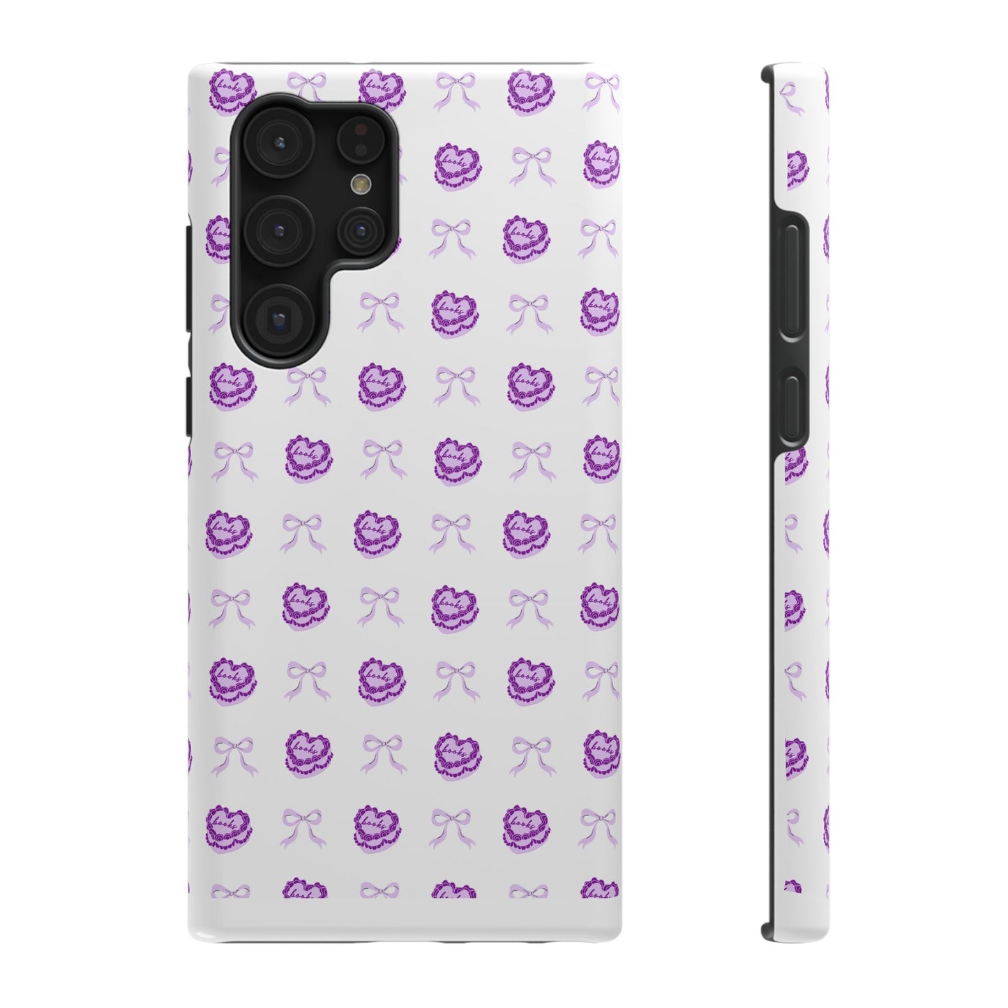 Coquette Book Heart Cake Phone Case - Bookish Gift for Avid Readers