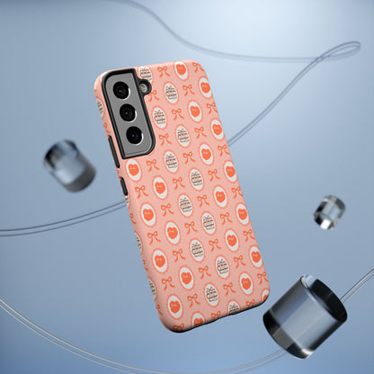 Coquette Book Heart Cake Phone Case - Bookish Gift for Avid Readers