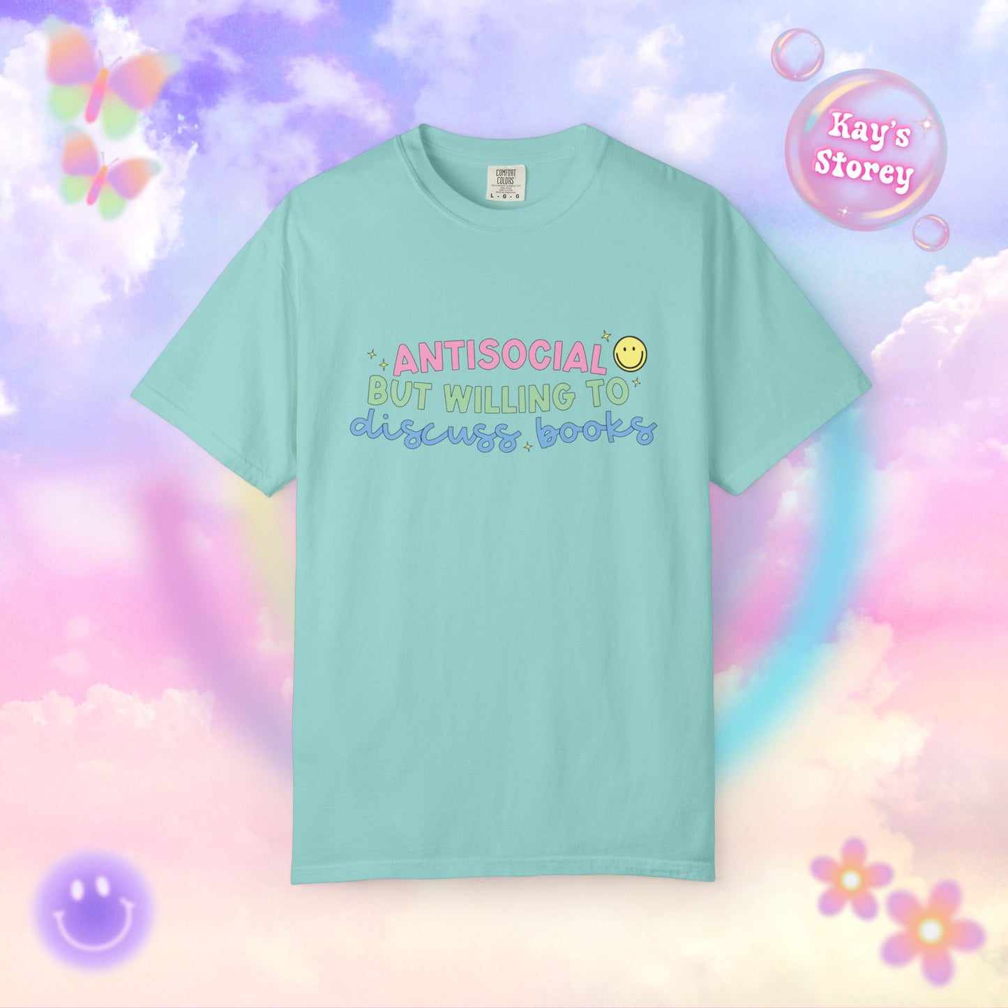 Willing to Discuss Books Comfort Colors T-Shirt