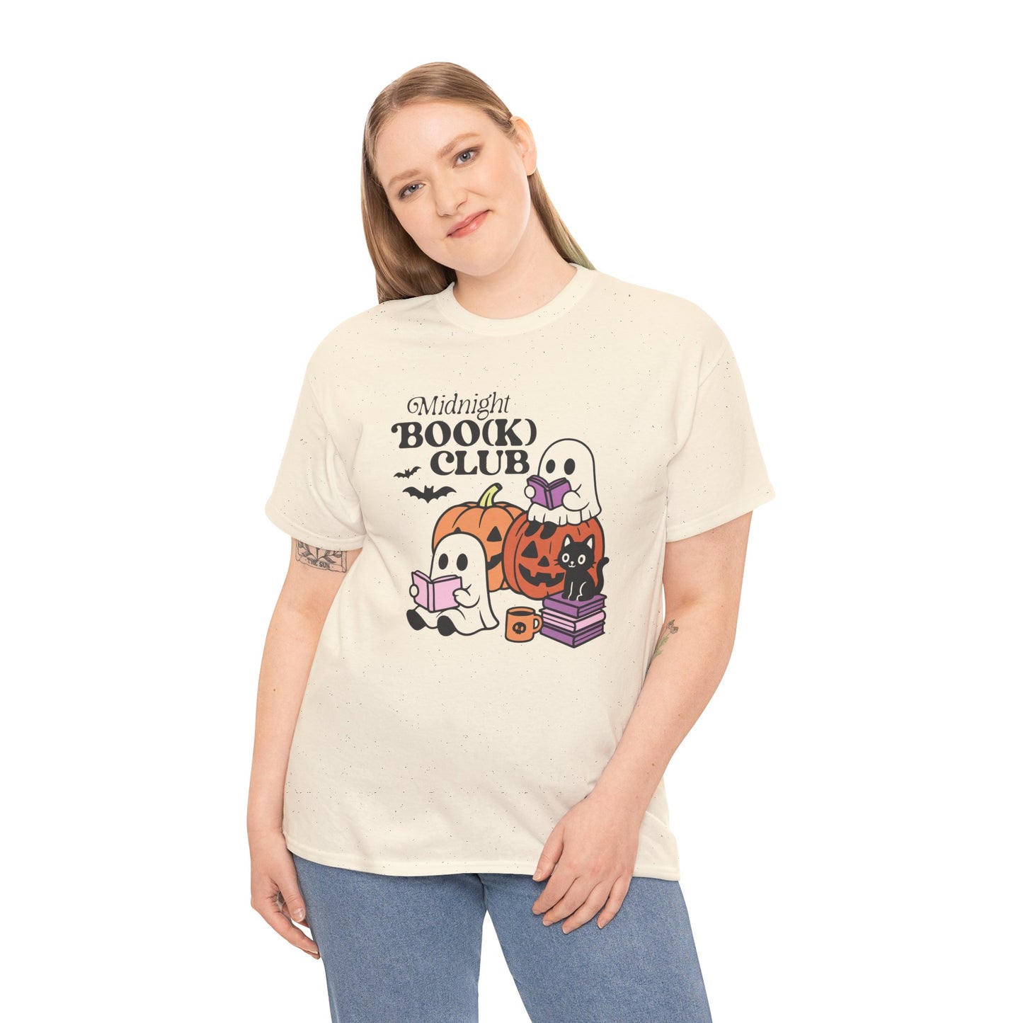 Halloween Midnight Boo(k) Club Tee - Bookish Gift